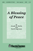 Blessing of Peace, A SATB choral sheet music cover